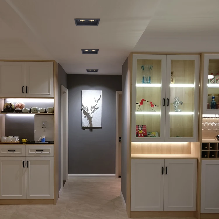 
Puluoti Lamp Holder Adjustment Free Removal of Light Source Recessed LED Spotlight 