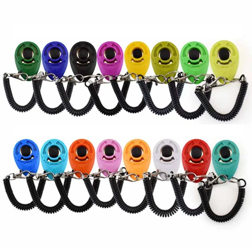 New Arrival Dog Press Training Doorbell Dog Stop Barking Training Clicker