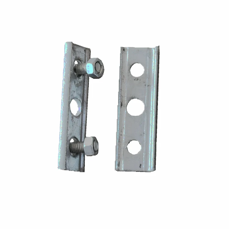 Dip Hot Galvanized Steel Electric Power Fittings Parallel Clevis Pole Line Hardware Wedge Clamp
