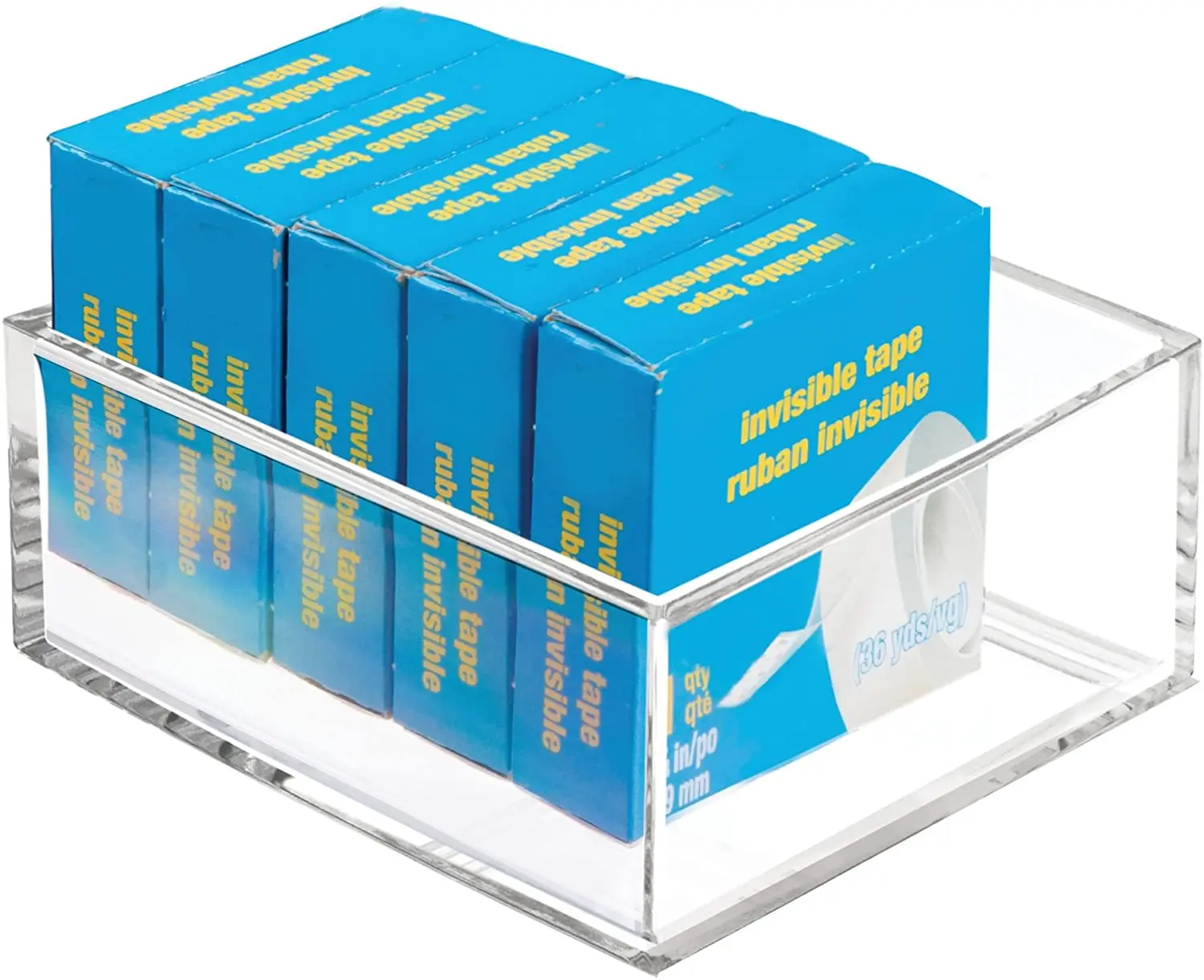 Wholesale Transparent Plexiglass Acrylic Plastic Drawer Organizer Cosmetic Storage Container