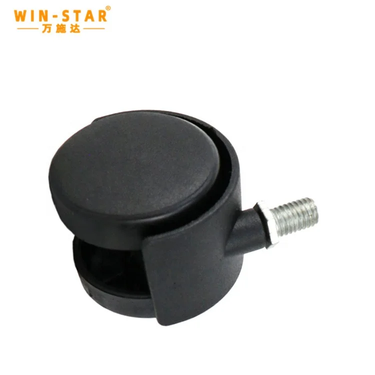 black nylon caster wheel for office chair furniture hardware