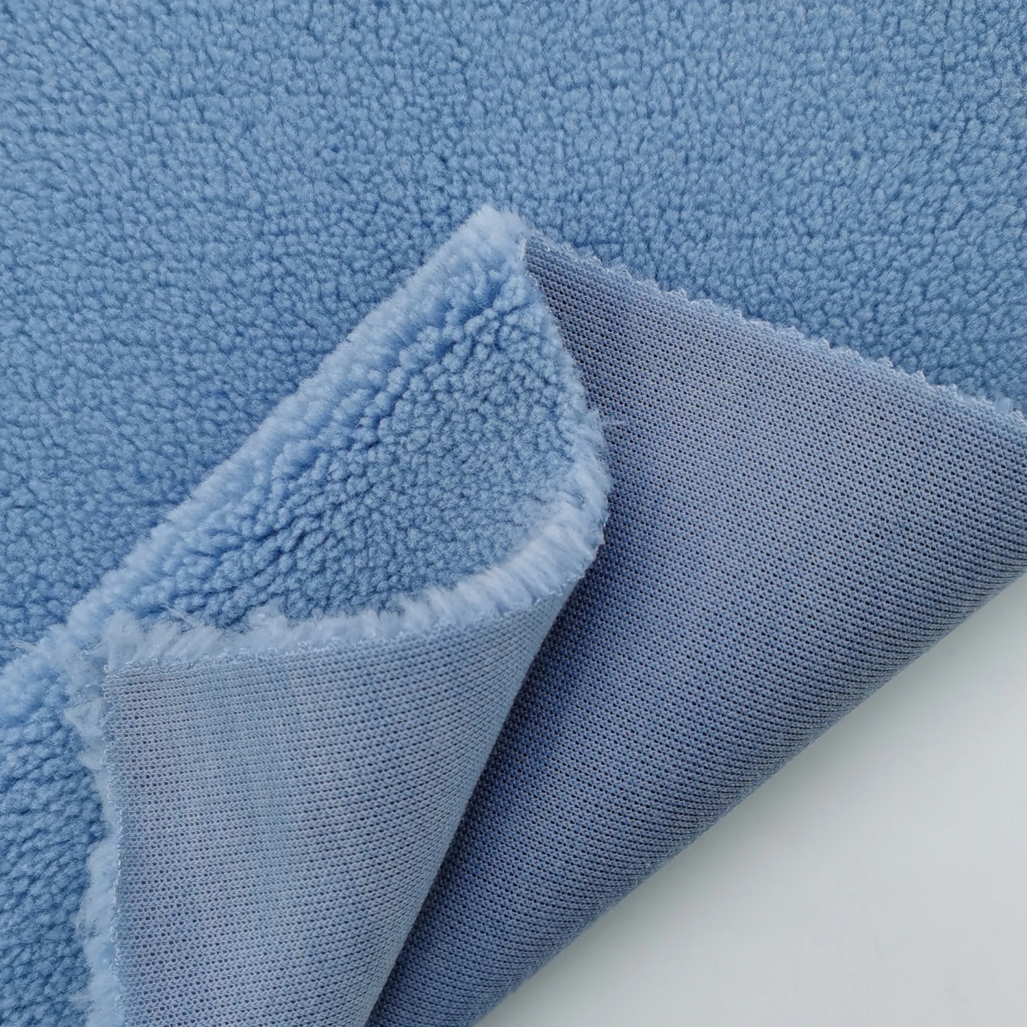 Plain Coral Fleece Offset 100% Polyester Velvet Fabric