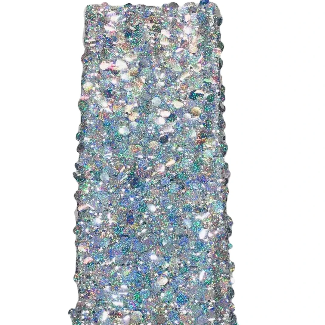wholesale price sequin embroidery lace fabric 18mm+5mm sequined lace fabric for dress