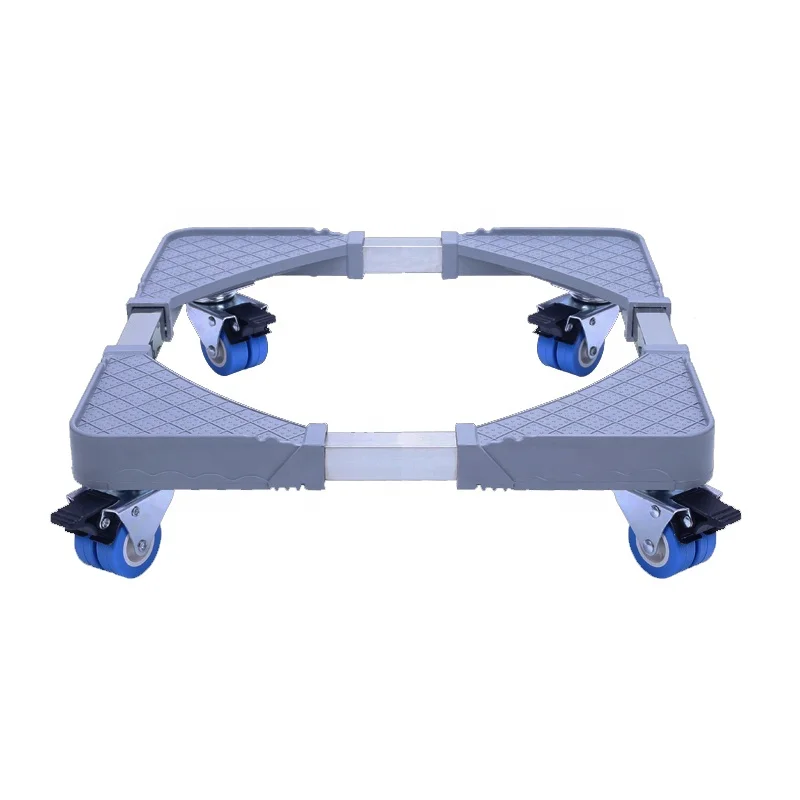 High Quality Commercial Laundry Coin Base for Refrigerator Washing Machine Stand with wheel RTS