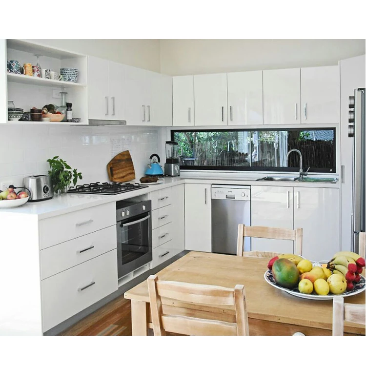 
wholesale red oak high end knock down wooden kitchen 