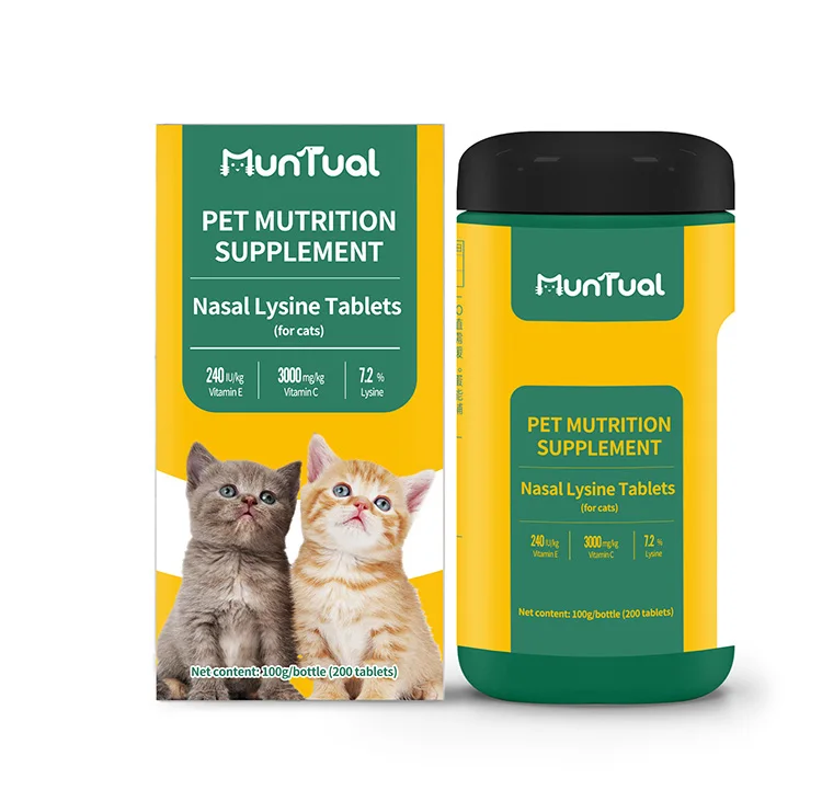 Prime Pet healthcare supplement nasal lysine tablets pet supplement pet food