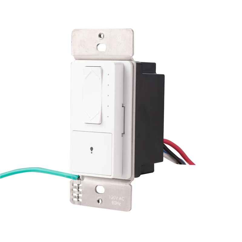 ETL Listed Single Way or 3-way 0-10V  LED Dimmer Light Switch 150W LED, 600W CFL, Halogen, Incandescent light switch