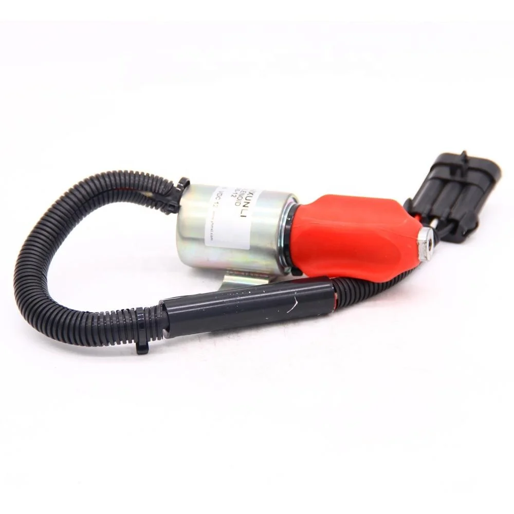 Factory Outlet Diesel Engine Stop Solenoid 12V Solenoid Valve for kubotaSA-4805/SA-4268-12/6785-5311/59184630  with good quality