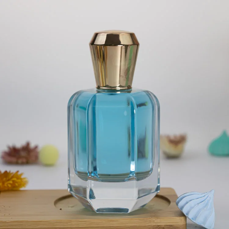 China Manufacturer Wholesale Clear Cheap Glass Perfume Refill Bottle With Gold Spray