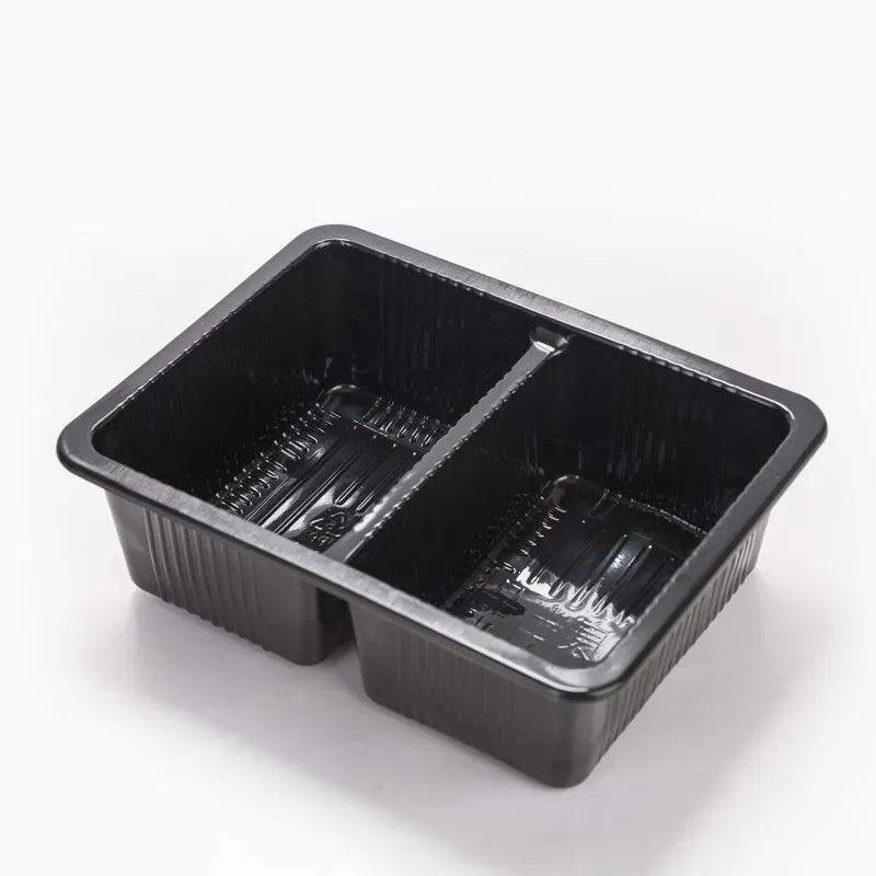 
Eco-friendly Food/Yogurt/biscuit tray packaging Grade disposable serving tray takeaway plastic food tray 