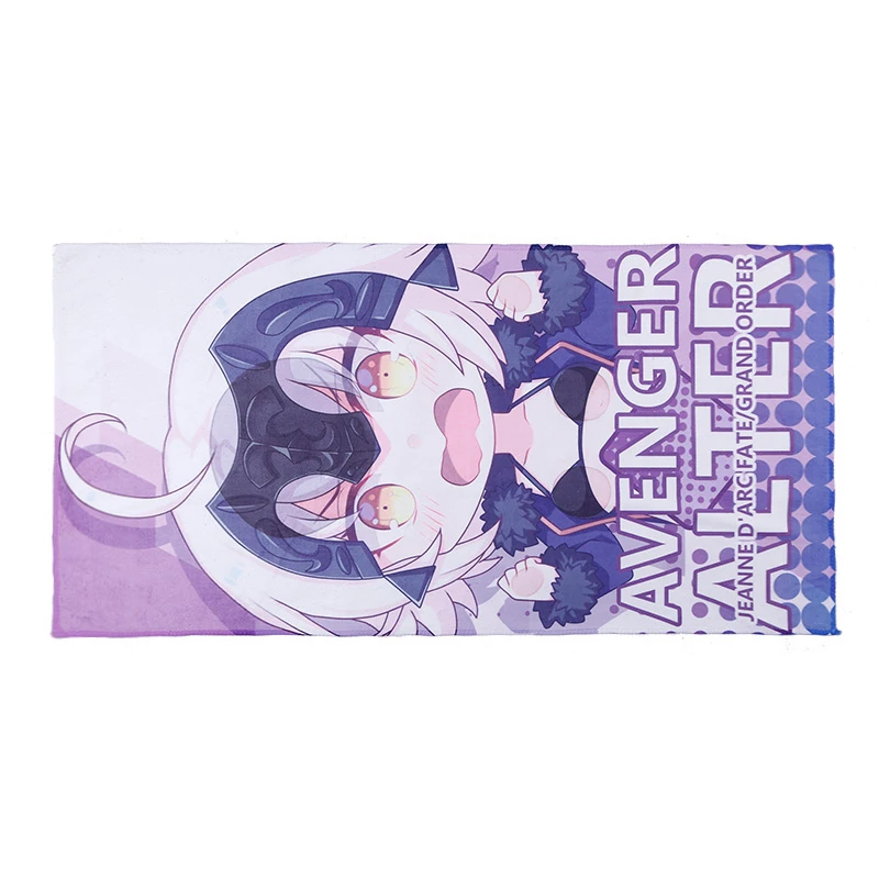 Wholesale anime bath towel soft custom printing towel 35x70cm