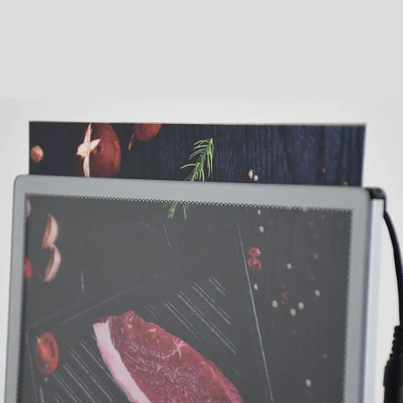 Настольный лайтбокс фоторамка Алюминиевый зажим постер со светодиодной подсветкой