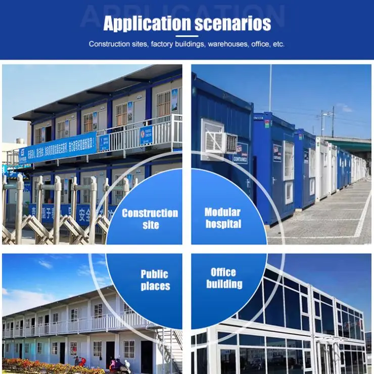 20Ft Containers Shipping Offices 40Ft 20 Ft Portable Prefab Rooms Trailer For Prefabricated Cheap Office Container