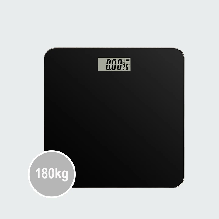 OEM ODM max 180kg 396lb hotel solid glass electronics Digital bathroom weight scales for human body