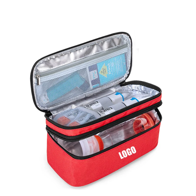 Custom 600D Oxford Medical Bags for Travel Portable Trauma Kit Emergency Medicine Pouch Emergency Survival Kit and First Aid Kit