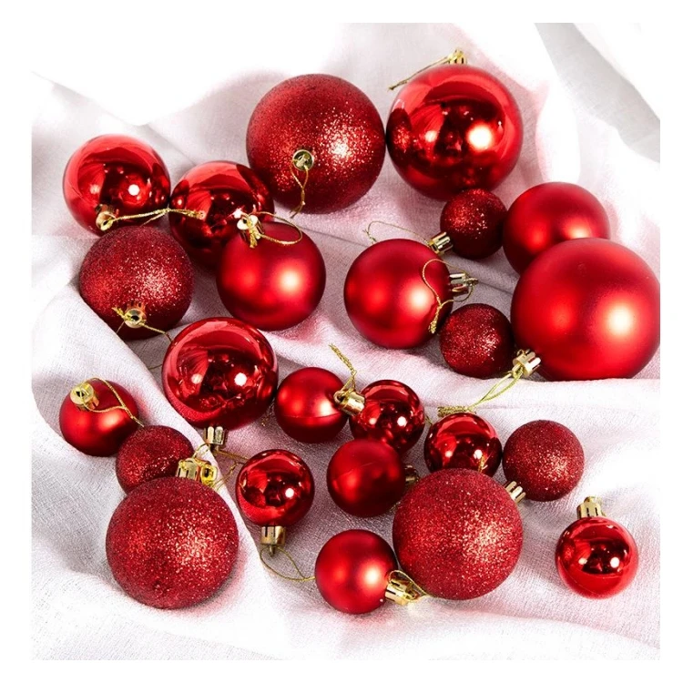 Luxury Personalized Christmas Ornament Glass Ornaments for Christmas Tree Decorations Plastic Ball Christmas Product