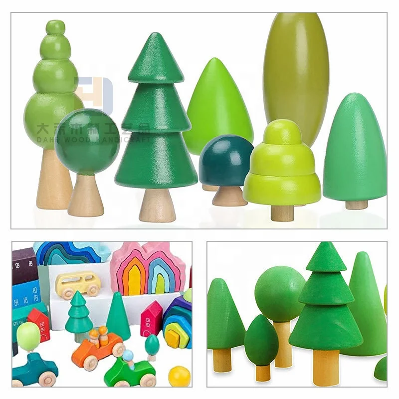 DIY Unfinished Wooden Christmas Tree for Crafts Making Painting Home Decorations Ornaments