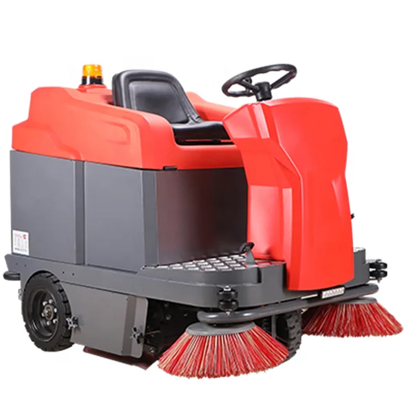 Road Cleaning Machine Industrial Electric Floor Scrubber Sweeper For Sale