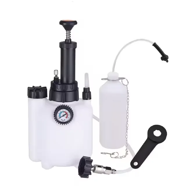 WZAUTO 3L+1L Car Manual Brake Oil Pot Bleeder Fluid Hydraulic Clutch Oil Pump Brake Pneumatic Extractor Oil Drainer Changer