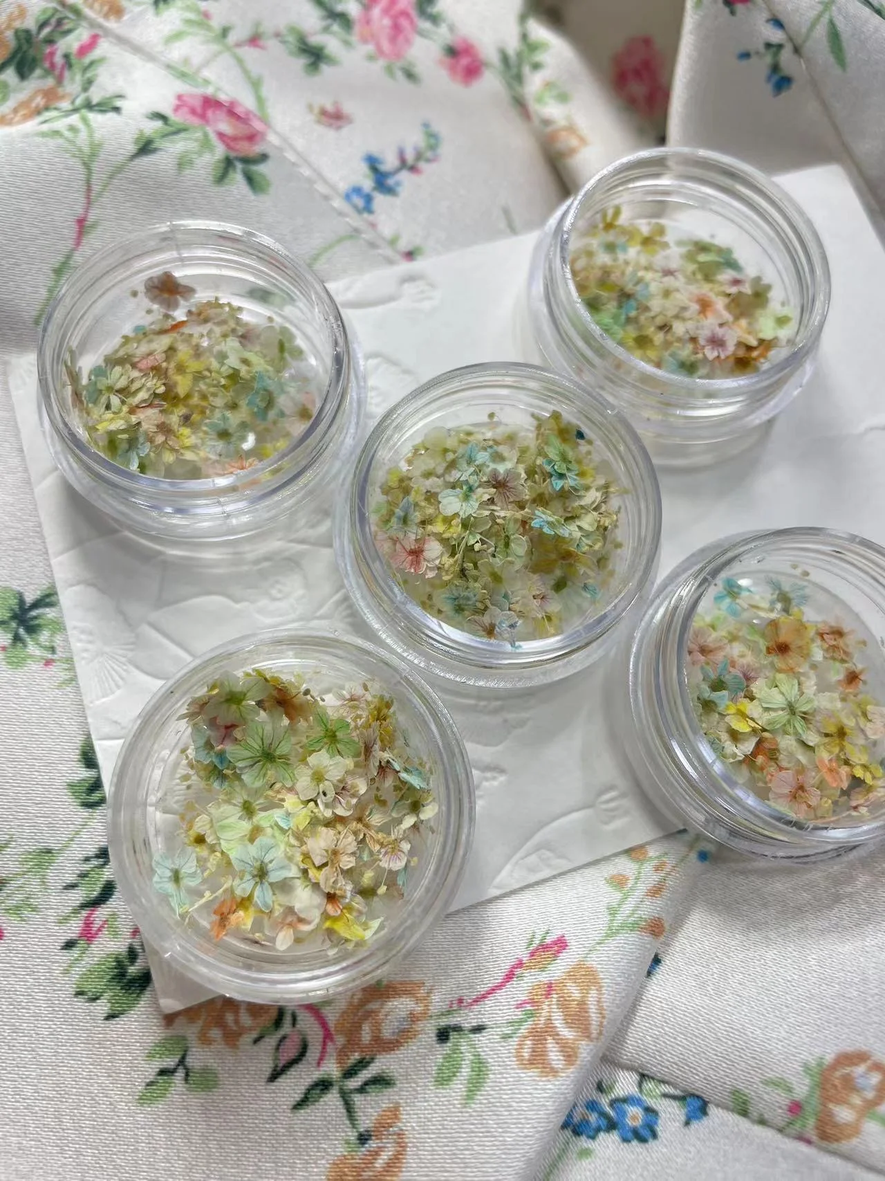 High Quality Dried Flowers DIY Nail Decorations Nail Art Pressed Dry Flower Nature Real Nail Art Dried Flowers