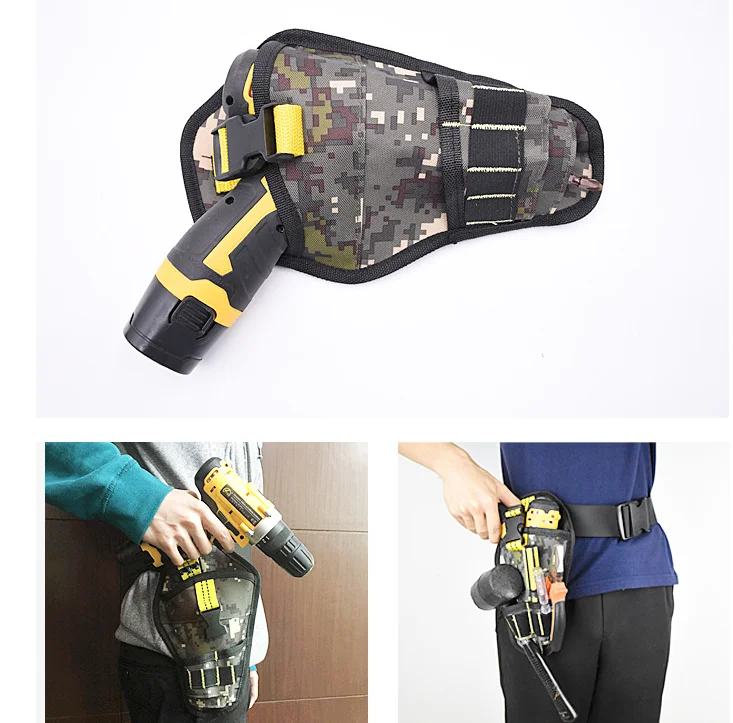 High Quality Electric Drill Tool Waist Bag Portable Electrician Screwdriver Tools Pouch Electric Toolkit Organizer Bags