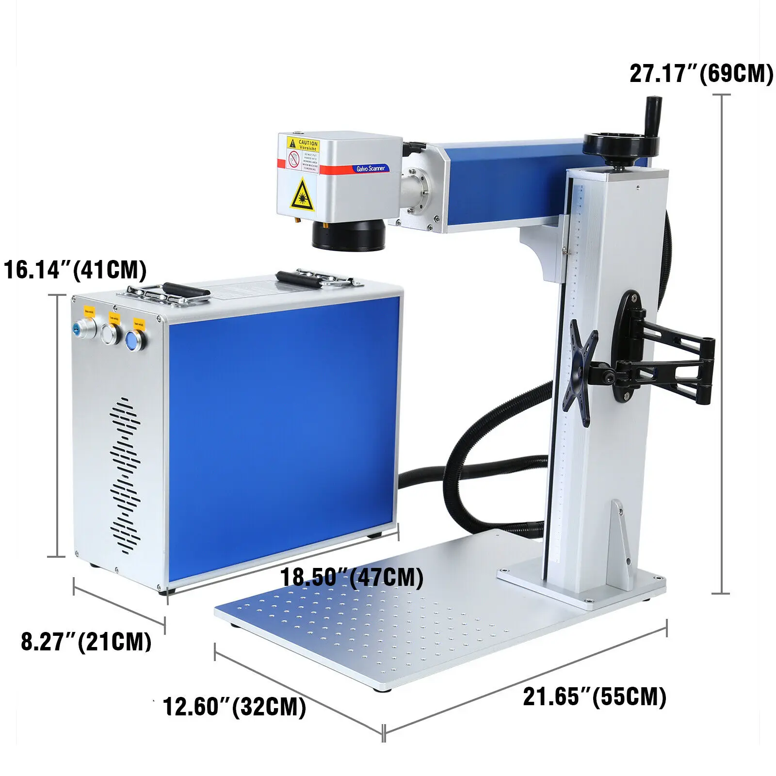 20w 100w mini portable rotary marking machine laser gun engraving machine portable fiber laser marking machine for gunsmith