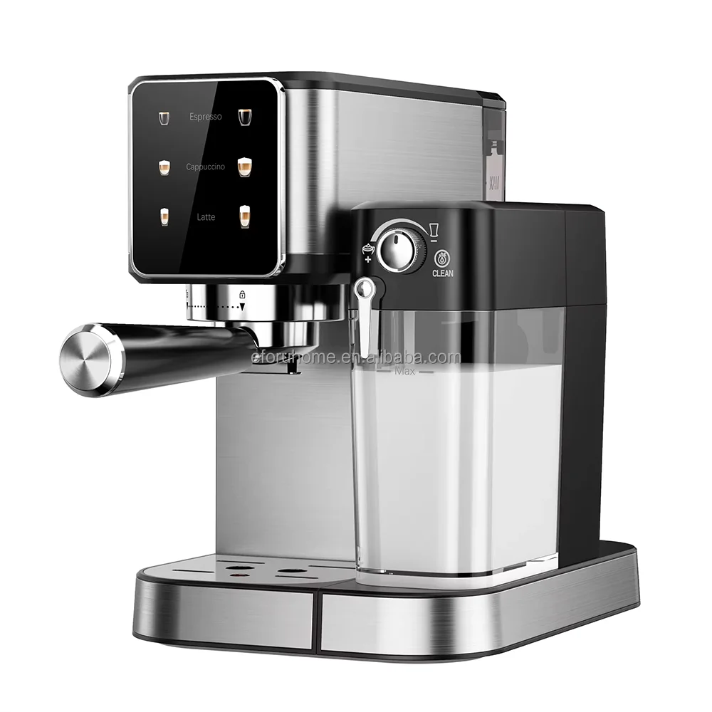 Stainless steel semi-automatic compact professional coffee maker thermoblock heating system