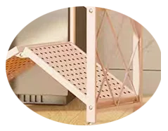 Kitchen shelving Floor-to-ceiling multifunctional microwave pot with multilayer oven vegetable fruit basket Storage rack