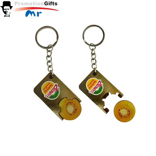 Wholesales Plastic Key Chains Custom Design Logo Market Shopping Trolley Key Ring Coin Token For Promotional Gifts  Keychains