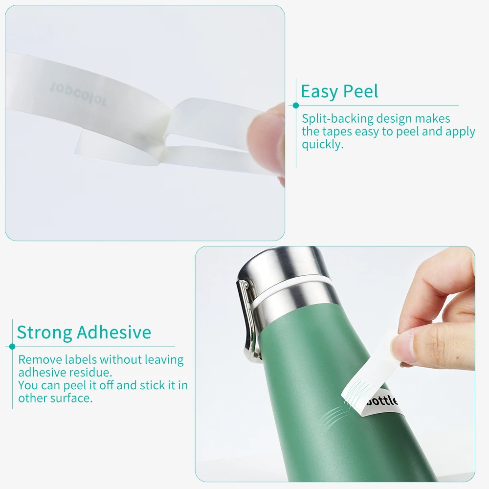 Unismar Compatible Laminated Waterproof Label Tape Tze661 Tz-661 Tzc-661 Tz661 Label Cassette For Brother Printer Label Maker