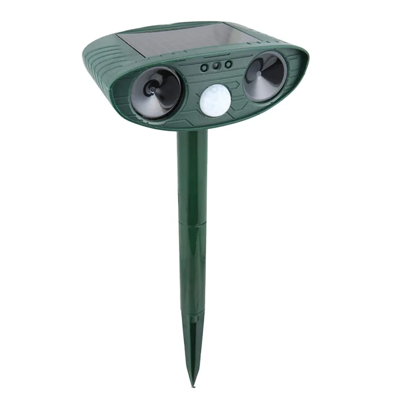 Dayoung Custom Outdoor Solar Ultrasonic Animal Repeller For Cats Dogs Squirrels Mole Repeller Animal Scare Pest Control