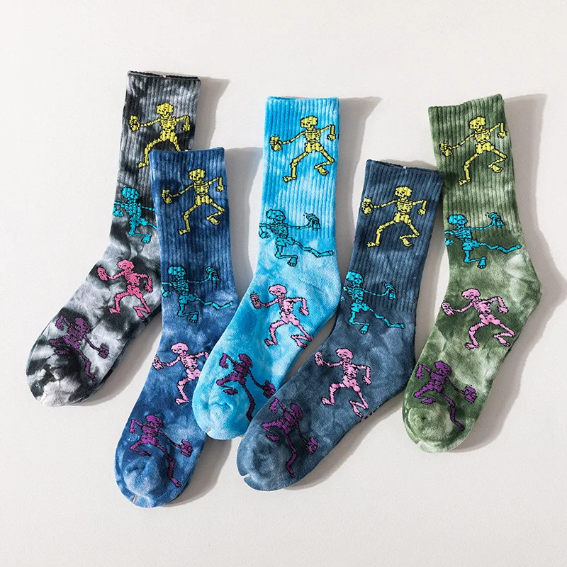 OEM Wholesale business socks Custom long fancy work  cotton  Sock