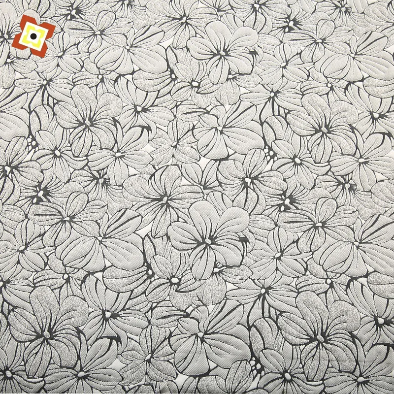 100%polyester jacquard fabric breathable mattress fabric manufacturers quilted knitted fabric for mattress