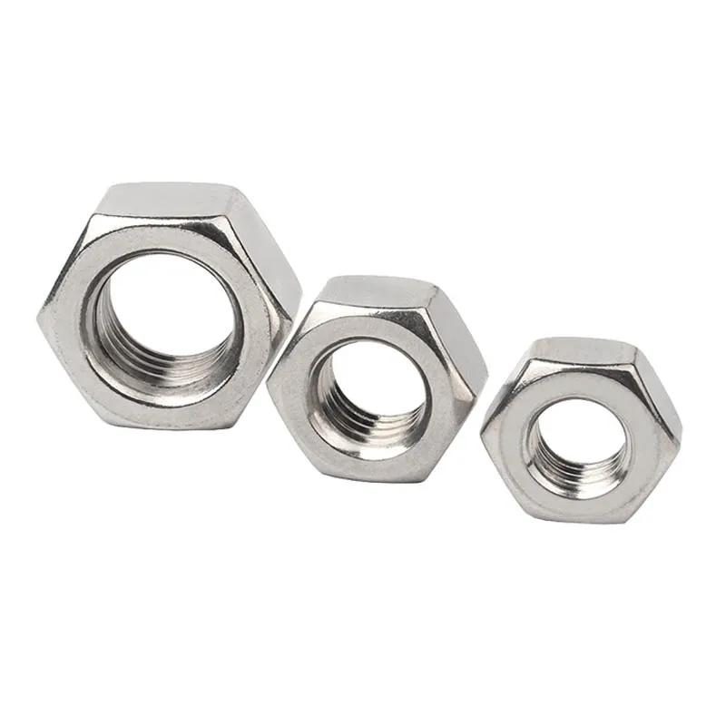 M33 M8 M6 DIN934 304 316 stainless steel A2 A4 metric hot forge hexagon hex nut for bolt