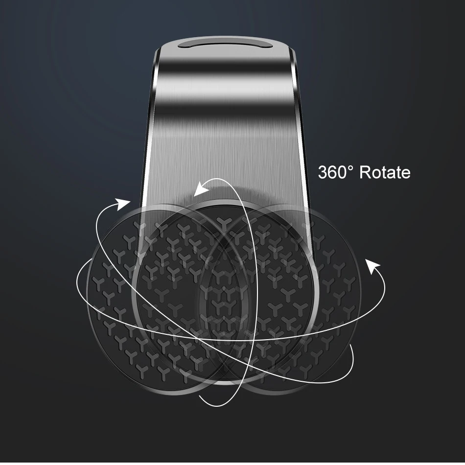 China Supplier Amazon Top Seller Mxihy Magnetic L Shape Air Vent Clip Mount cell phone holder for car