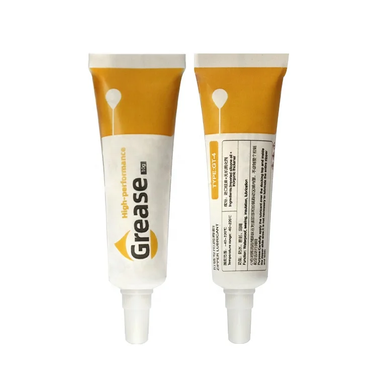 Factory Professional zipper lubricant waterproof sealing grease transparent silicone grease