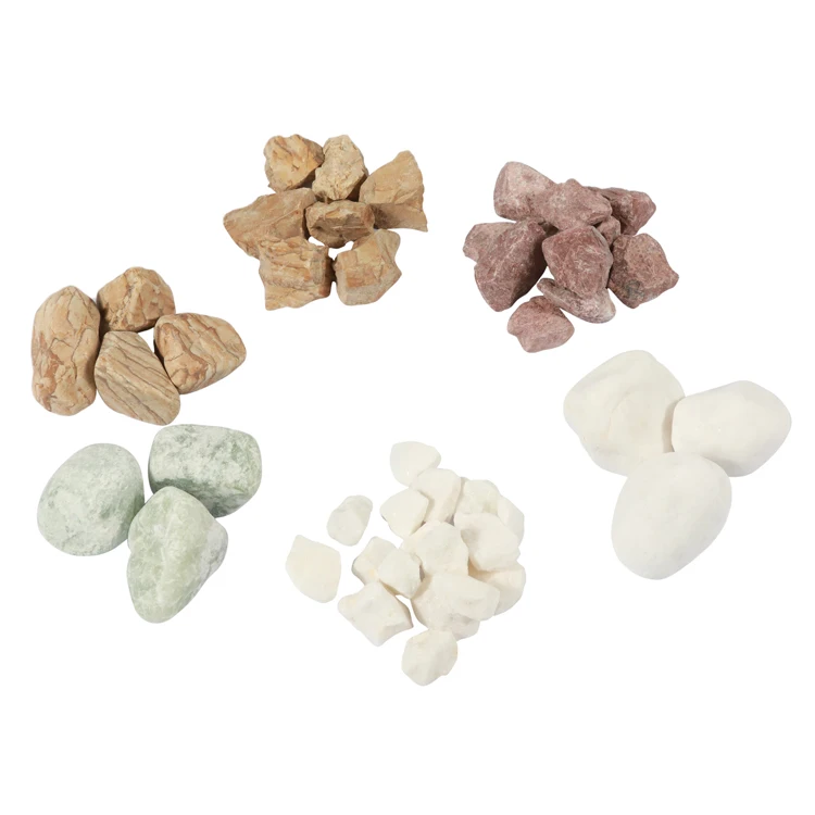 High Quality Home Decor Natural  yellow color Gravel Pebble Stone