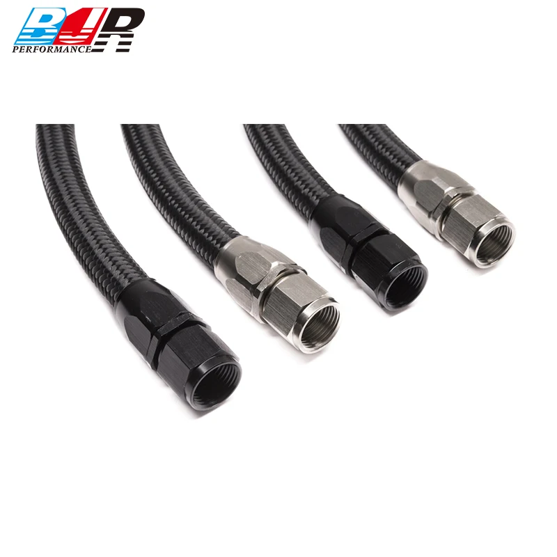 BJR Fuel Nylon Braided Hose High Temperature Flexible Connection Line BJR0723-6-M AN6