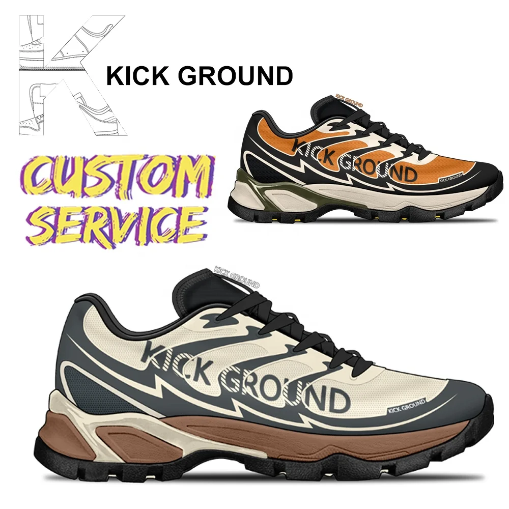 Kick Ground Zapatillas Deportivas Factory Wholesale Gym Sneakers Mens Shock Absorption Man Sports Running Shoes Marathon