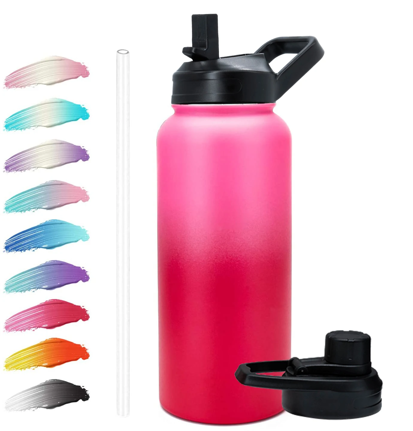 
Amazing Items waterbottles Metal Wide Mouth Water Bottle Insulated Double Wall Stainless Steel Water Bottle 