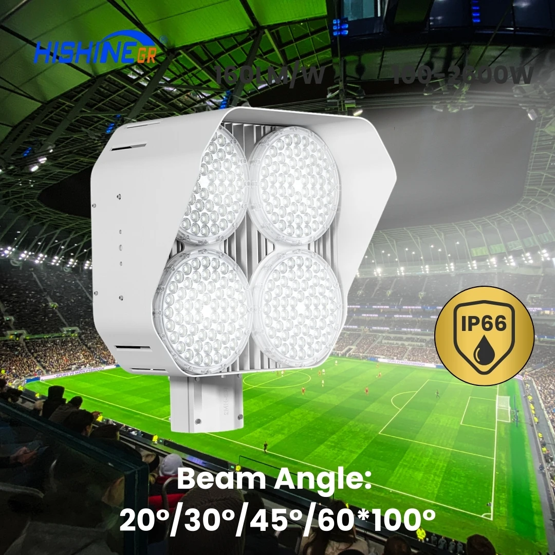 Высокое качество Hishine Hi-Hit освещение стадиона уличный фокус светодиодный высокий Мачтовый свет Высокий люмен 150lmw IP66