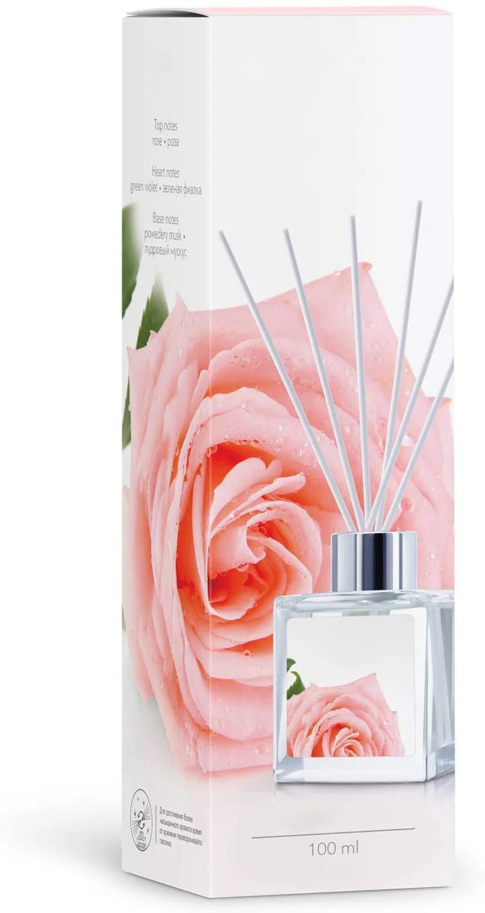 Luxury Decorative Room Scent Fragrance Personalized Different Glass Jar Scented Reed Diffuser Gift Set with Private Label Box