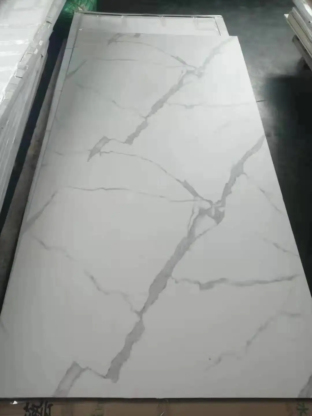 1220*2440mm Matte Finish High Glossy Waterproof 3d Uv Marble Sheets Pvc Marble Wall Panel Plastic Marble Alternative