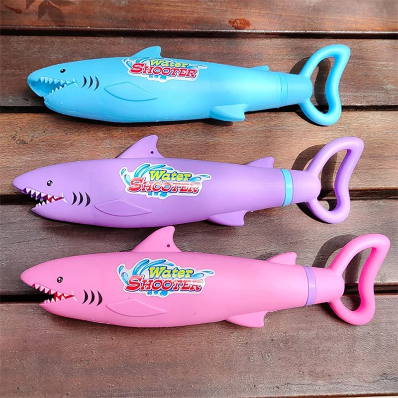 Factory Wholesale Water Shooter Guns Swimming Pool Shark Toys Water Squirt Gun Long Range Shark Water Jet Toy Gun