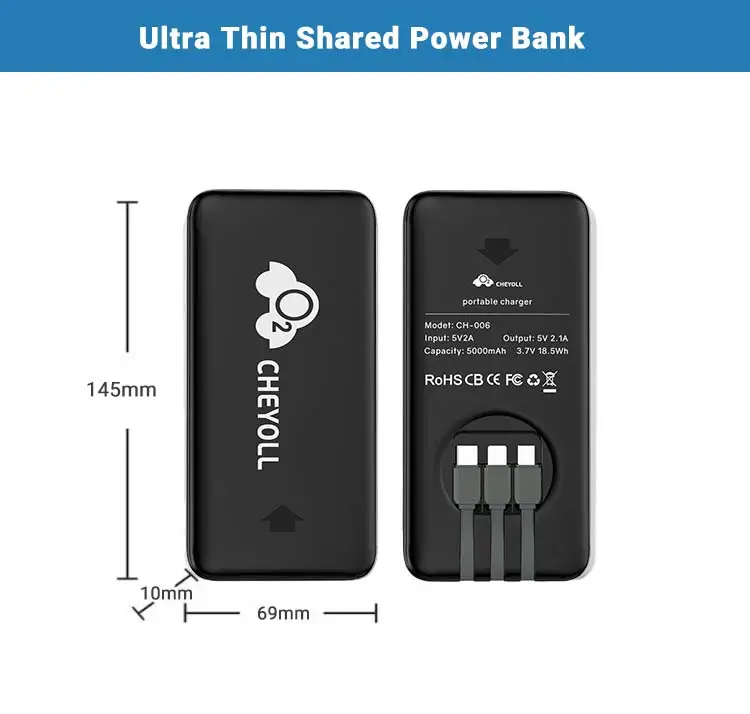 STW restaurant table 12 slots share power bank station rental power bank