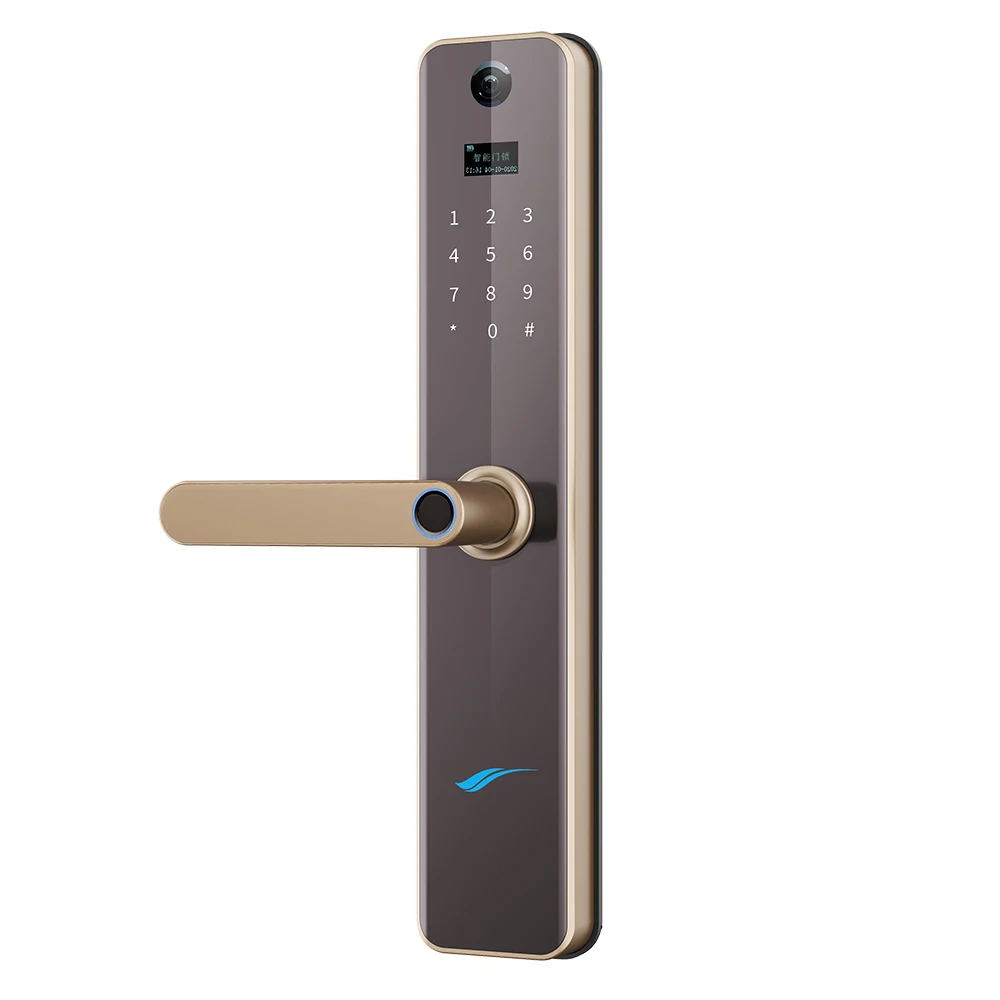 
Home Smart Lock Stay Hotel Fingerprint Lock Security Door Electronic Remote Open Home Intelligent Lock Fingerprint Padlock 3.5kg 