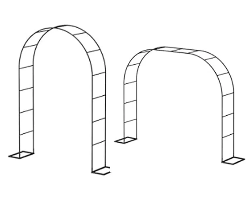 metal garden rose arch wedding arbor for climbing plants outdoor