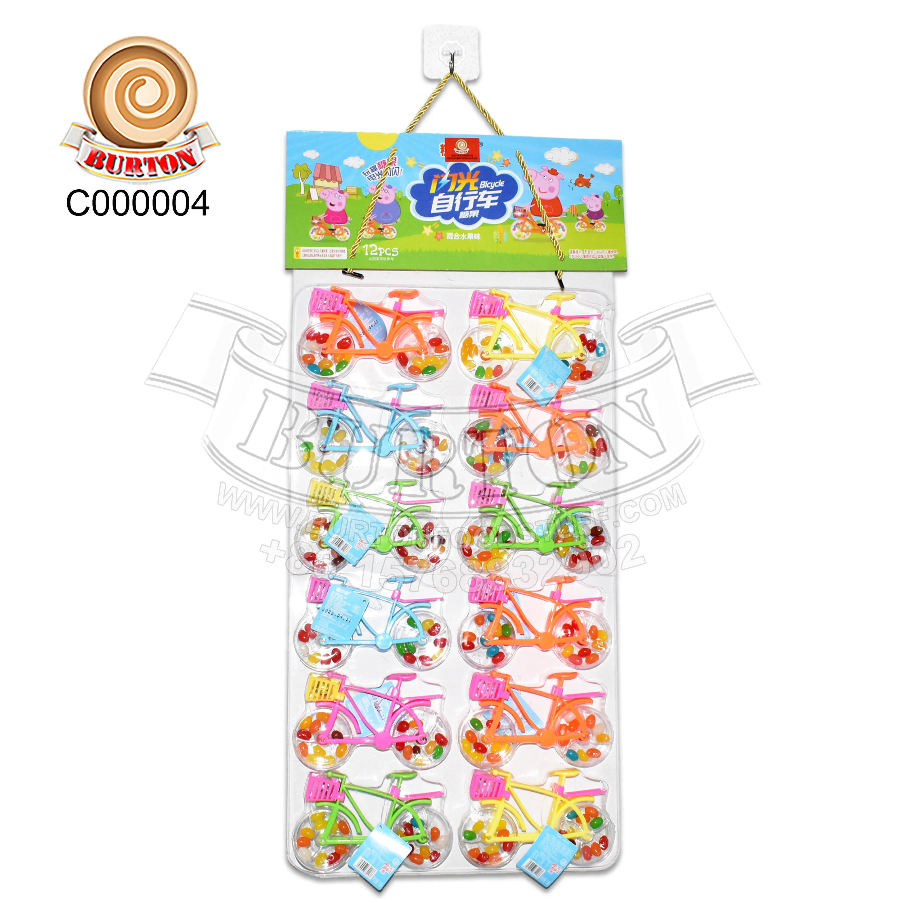 Интересная игрушка электрический велосипед конфеты Халяль сладкий красочный фруктовый вкус желе