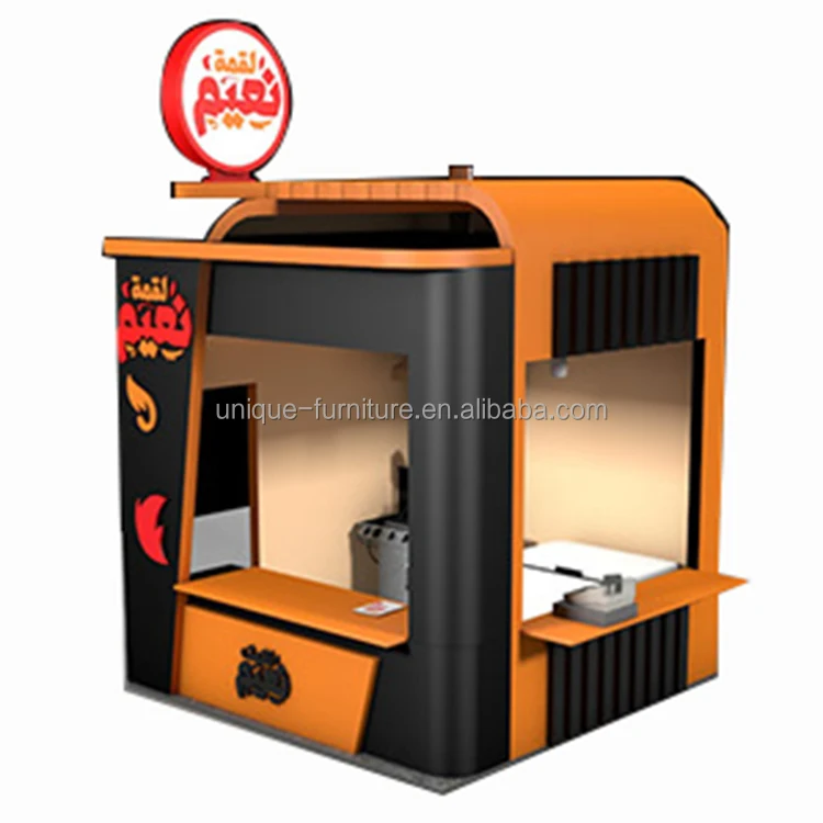 Outdoor Cafe Kiosk Custom Popular Coffee Stand Retail Shop for Outside