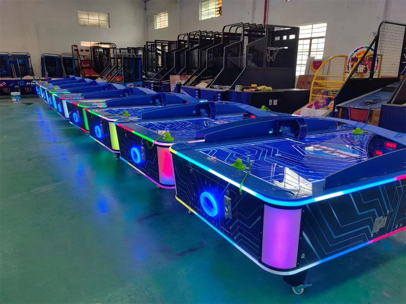 Shopping Malls Hockey Electronic Air Hockey Table Game Coin Operated Machine Air Hockey Game Machine